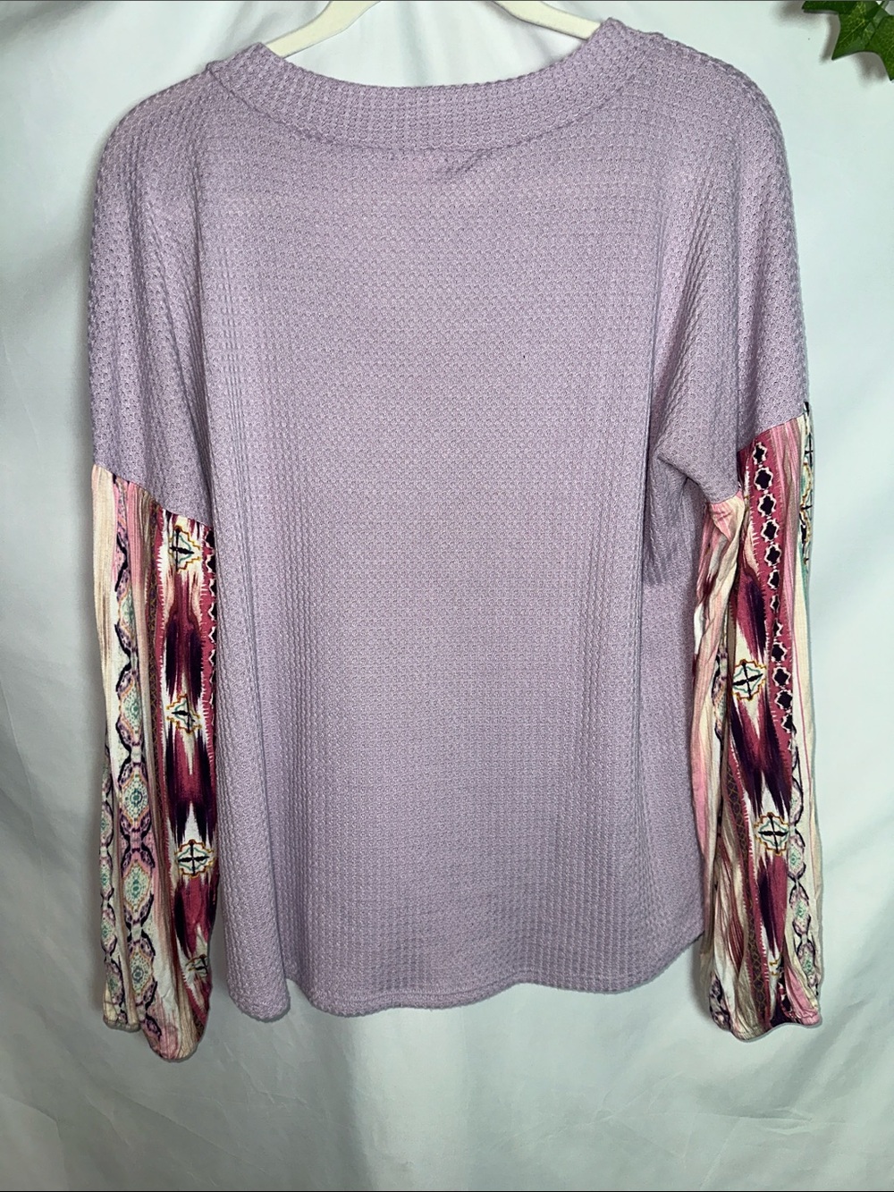 Pulse Lavender Waffle Knit Top - Picture 6 of 6